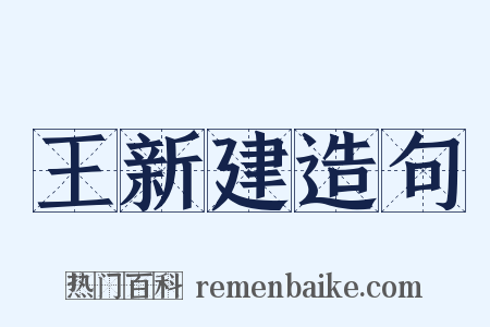 王新建造句是什么意思的图片